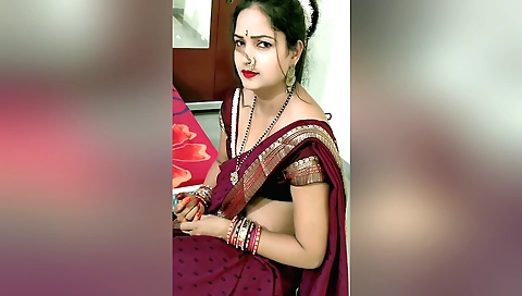 Sexy brunette girl makes out with her lover in hotel room