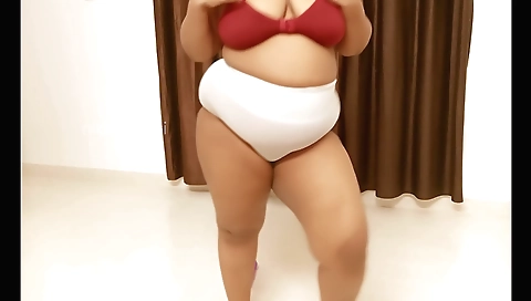 Delhi babe with big breasts is horny and eager for dick