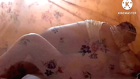 Indian teen 18+ slut with cute legs is making love to a neighbor