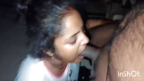 Indian amateur video with a hot brunette slut sucking a dick