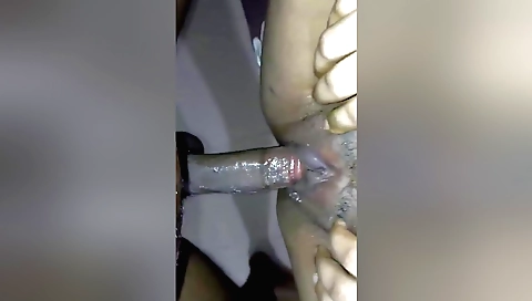 Amateur brunette hairy teen takes a dick and gives a blowjob