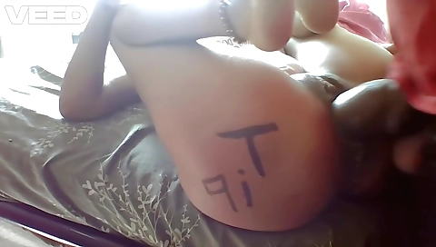 Sexy and amateur indian teen masturbates and moans