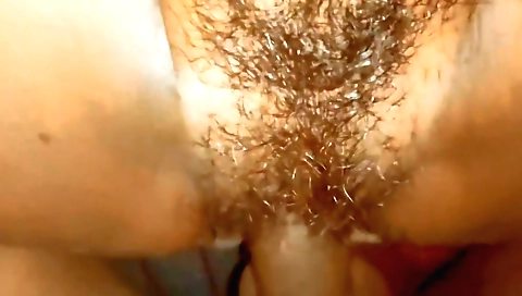 Indian brunette in a hairy pussy in homemade pov video