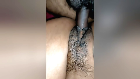 Hairy Indian girl fucks in the amateur fetish video