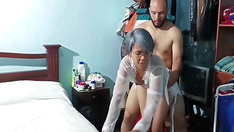 Stepbrother having an excellent time with his new partner