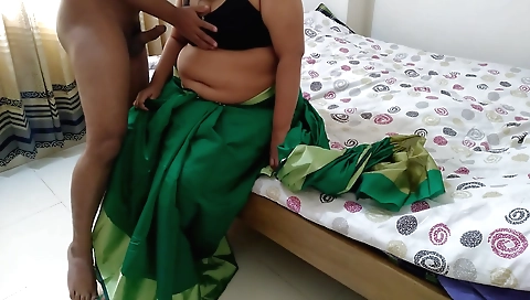 Indian hottie with huge boobs gets fucked by her stepson-in-law