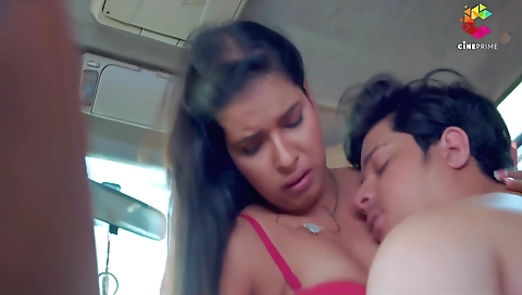 Brunette woman is going to be having some fun with her boyfriend