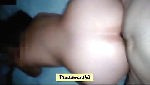 Indian brunette gets screwed by a guy after she strips