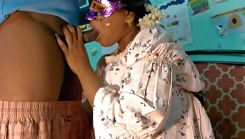 Brunette movie in hot amateur sex with a nice face