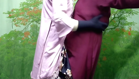 Indian housewife in a sexy lingerie in a hot porn film