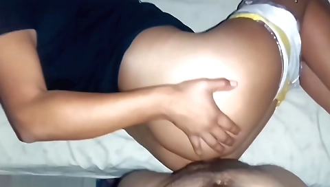 Busty brunette is going to be punished and punished by her stepfather