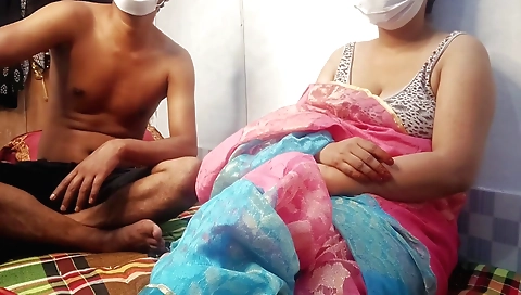 Indian lady with a big ass is getting fucked in bed