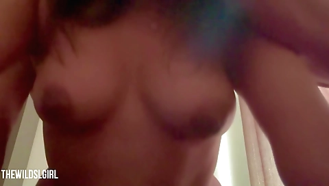 Indian brunette amateur hawgie gets her cum on her hairy pussy