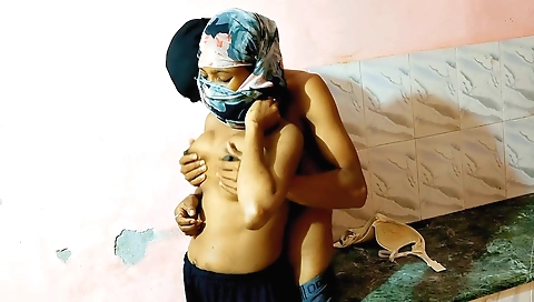 Amateur brunette is having an anal fuck in a homemade video