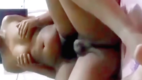 Brunette teen sexed with her husband friend in webcam vid