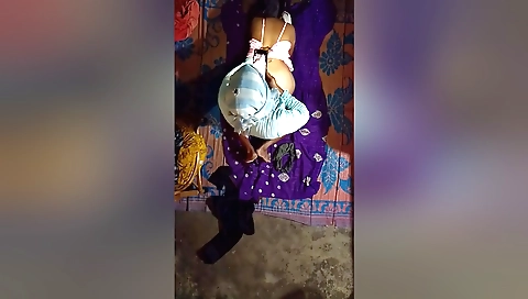 Indian college slut takes a blow job with a big cock