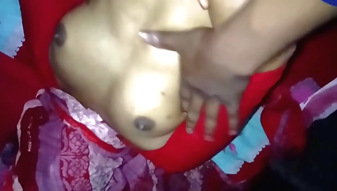 Indian couple having a romantic and intimate sex in bed