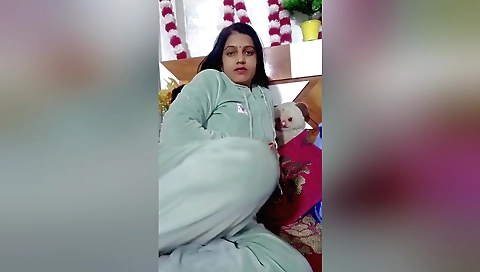 Indian bhabhi fucks her older brother-in-law in the kitchen