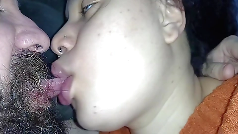 Indian girl is getting fucked in her pussy on the bed