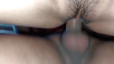 Indian girl gets her pussy and her hairy pussy aroused