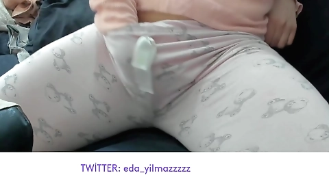 Amateur Turkish slut in sexy lingerie shows her pussy