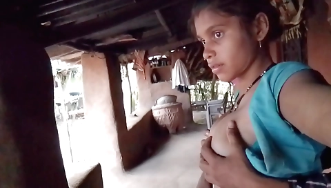 Bhabi is a hot teen girl with a nice booty and big tits