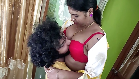 Hot teacher gets her body fucked by a young and sweet indian