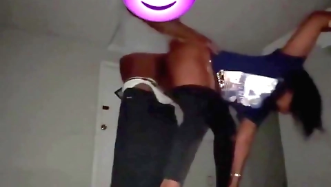 Indian brunette fucked on the bed in the back room