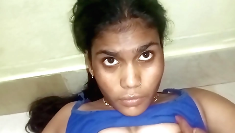 Amateur brunette indian video showing off her pussy