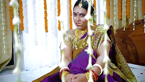 Indian hottie gets creampied in her ass by a big cock