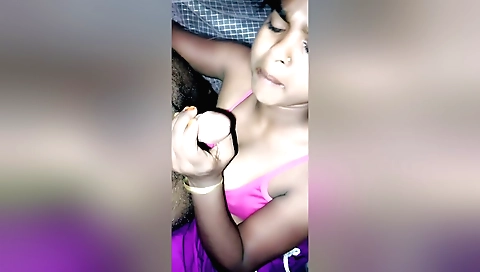 Handjob with a deepthroat and pussy fucking for me