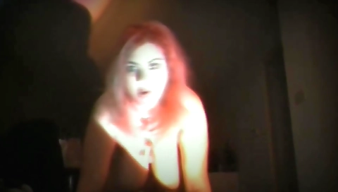 Sexy amateur redhead showing her hot body on the webcam