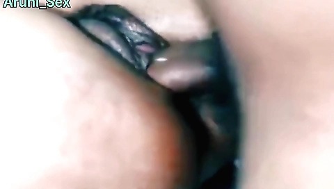 Amateur woman plays hardcore with amateur lover's friend