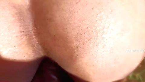 Wife fucked on outdoor in doggy pose in amateur pov