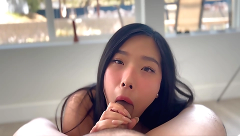 Asian milf gets her cunt bonked by her stepbrother