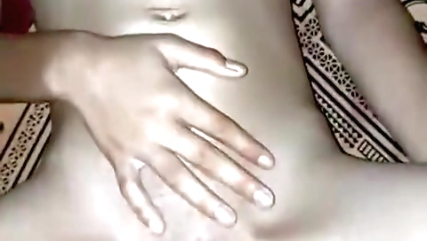 Hot brunette with a sexy body is making her boyfriend cum on her