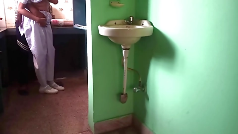 Amaternal brunette with a cute face and a sexy face is having sex