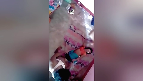 Indian brunette with a small ass is fucking 3 guys