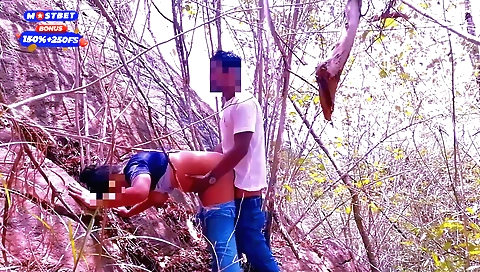 Risky Quick Public Sex In Jungle With Big Tits Girlfriend