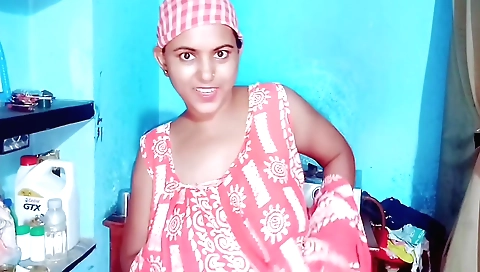 Indian girl fucks her dildo in missionary in amateur