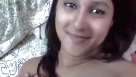 Indian amateur teen has blowjob and cumshot on his face