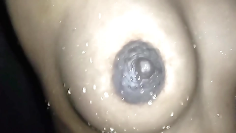 Indian naked in bikini in the bathroom and plays with pussy