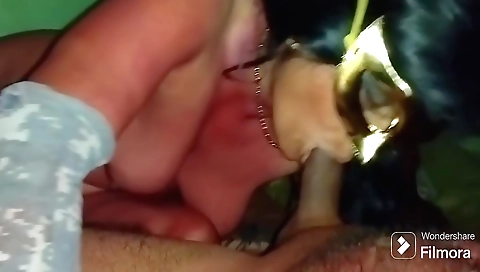 Indian brunette with a sexy body is getting a hot handjob