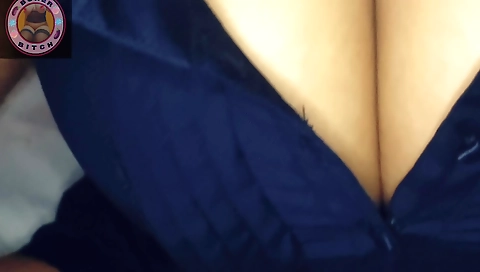 Indian stepsister with large boobs lets you play with her body