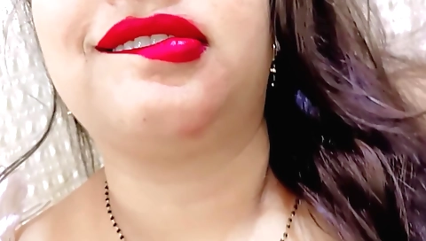 Indian bhabhi ji in pink bikini gets her big dick deep inside