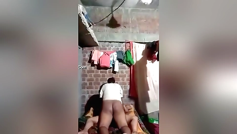 Indian girl with small tits and short legs gets fucked