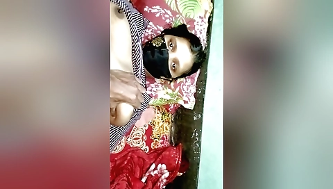 Amateur brunette hairy pussy fucks and cum on a table