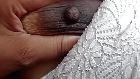 Indian amateur wife having fun on the kitchen table