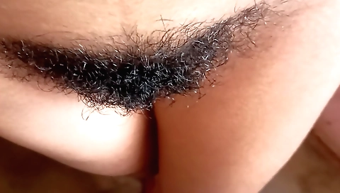 Indian girl with a small hairy bush gets fucked in the car