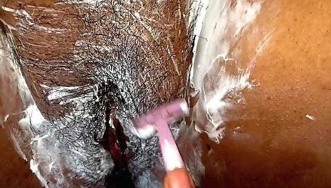 Indian Mallu In Stepbrother In Law Removing My Pussy Hair